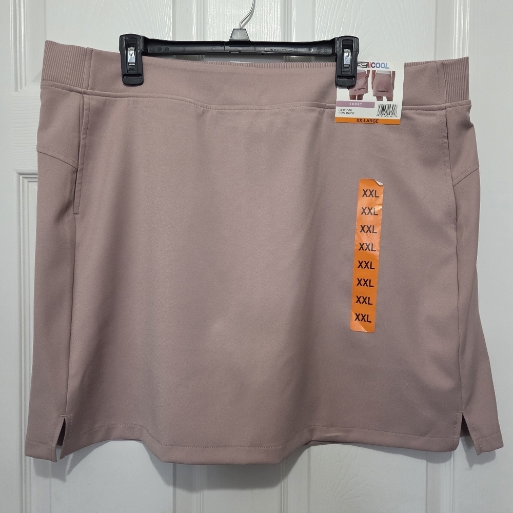 32 Degrees Cool Pink Skort Dusty Rose Golf Active Skirt/Shorts Plus Size XXL NWT - Picture 5 of 12